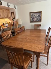 Dining table chairs for sale  Stow