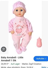 Zapf creation puppe gebraucht kaufen  Erkner