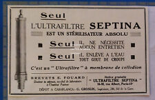 Septina ultrafilter absolute d'occasion  Expédié en Belgium