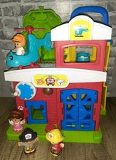Fisher Price Little People 2014 Centro de Resgate de Animais com Sons, Helicóptero, 4 LP, usado comprar usado  Enviando para Brazil
