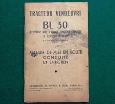Tracteur vendeuvre manuel d'occasion  Beaucaire