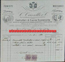 Novara fattura crivelli usato  Novara