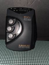 Usado, Rádio AM/FM estéreo pessoal cassete equalizador 3 bandas reprodutor de fita cassete GPX C3124U comprar usado  Enviando para Brazil