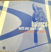 VINYL 12" SINGLE IMPORT "METTI UNA SERA A CENA" by BALANCO (SCHEMA 1999) REMIXES comprar usado  Enviando para Brazil
