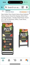 Sign holder floor for sale  Logandale