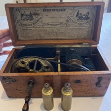 **CHOCANTE** & RARO Dispositivo médico charlatão antigo AC "Magneto-Elétrico" (c. 1865) comprar usado  Enviando para Brazil
