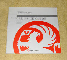 Vauxhall price guide for sale  UK