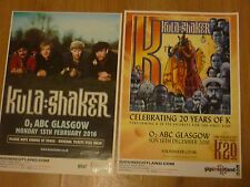 KULA SHAKER Concert posters  - Collection x 2 Scottish tour show Gig memorabilia na sprzedaż  Wysyłka do Poland