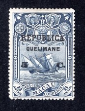 Usado, Quelimane 1913 5c on 8a Vasco da Gama, Scott 5 MH, valor = $3.00 comprar usado  Enviando para Brazil