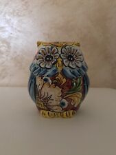 Gufo ceramica caltagirone usato  Francofonte