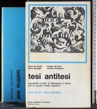 Tesi antitesi. anni usato  Ariccia