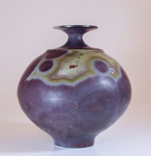 Vaso de cerâmica roxo Isak Isaksson esmalte cristalino artista contemporâneo comprar usado Vaso de cerâmica roxo Isak Isaksson esmalte cristalino artista contemporâneo comprar usado  Enviando para Brazil