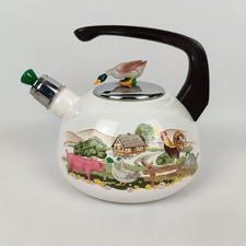 Vintage emaille wasserkocher gebraucht kaufen  Olfen