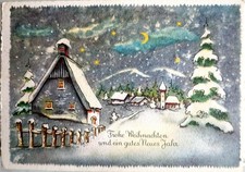 Verschneites haus winterdorf gebraucht kaufen  Crimmitschau