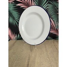 White enamelled plate for sale  WELLINGBOROUGH