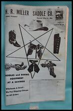 Miller saddle catalog for sale  Warsaw