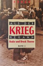 Als krieg begann gebraucht kaufen  Harsefeld