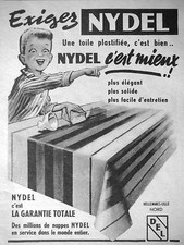 Nydel tablecloth advertising d'occasion  Expédié en Belgium