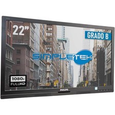 Bildschirm LCD Display Philips 22 " 16:9 Full HD Multimedia Aufbereitet, usado comprar usado  Enviando para Brazil