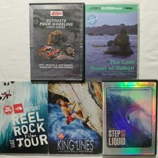5 DVD Extreme Sports 4 Wheeling Reel Rock Tour Climbing Sea Kayaking Surfing comprar usado  Enviando para Brazil
