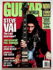 Guitar World Magazine April 1991 Vol 12 No 4 Steve Vai Interview Ibanez, usado comprar usado Guitar World Magazine April 1991 Vol 12 No 4 Steve Vai Interview Ibanez, usado comprar usado  Enviando para Brazil