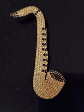 Large saxophone brooch for sale  ORMSKIRK