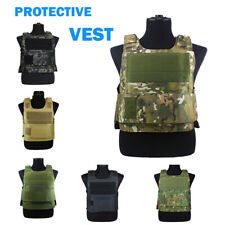 Chaleco táctico equipo de protección exterior entrenamiento defensa adultos ajustable segunda mano  Embacar hacia Mexico