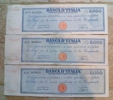 Banconote italiane lotto usato  Lucera