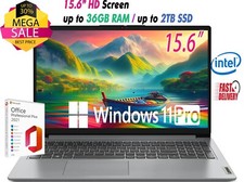 Notebook Lenovo Slim 15.6" Intel N4500 até 36GB de RAM e SSD de 2TB SSD Win11 PRO+OFFICE comprar usado  Enviando para Brazil