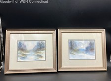 Signed winter scene for sale  Bridgeport
