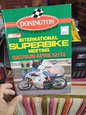 Donington superbike programme for sale  LINCOLN