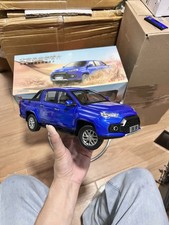 Escala 1:18 2019~2022 Isuzu Jmc Vigus cabine dupla picape azul modelo fundido comprar usado  Enviando para Brazil