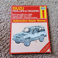 Manual de reparo automotivo Haynes Isuzu Pick-ups (1981-1993) & Trooper (1984-1991), usado comprar usado  Enviando para Brazil