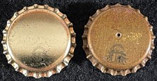 2 GEÓRGIA IMPOSTO VINTAGE GA TAMPAS DE GARRAFA DE CERVEJA FORRADAS DE CORTIÇA NÃO USADAS COROAS ANTIGUIDADES ANTIGAS+ comprar usado  Enviando para Brazil