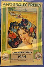 Ancien calendrier affiche d'occasion  Le Poinçonnet
