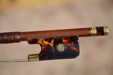 Old FRENCH CELLO BOW, signed E. SARTORY A PARIS circa 1920, gold and pernambouc comprar usado  Enviando para Brazil