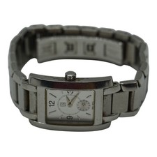ESQ by Movado relógio de pulso feminino analógico tanque de quartzo nova bateria de aço inoxidável comprar usado  Enviando para Brazil