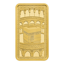Usado, Barra de ouro 20 gramas Kaaba da Royal Mint lacrada com manga de presente pura 9999 comprar usado  Enviando para Brazil