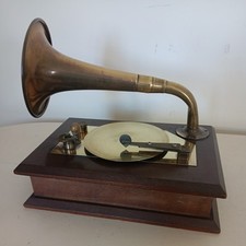 Brass gramaphone musical for sale  BARNSTAPLE