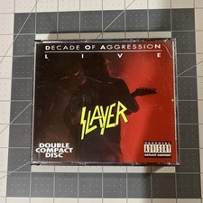 Slayer Live Decade Of Aggression 2 CD Original 1991 Def American 9 26748-2 comprar usado  Enviando para Brazil