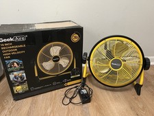 Ventilador Portátil a Batería Geek Aire 10" con Hoja de Metal, Inclinación Vertical 360, segunda mano  Embacar hacia Mexico