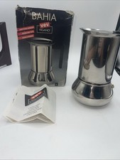 VeV Vigano BAHIA Italiana Moka Cafetera Espresso Diseño 6 Tazas Nueva en Caja Italia segunda mano  Embacar hacia Mexico
