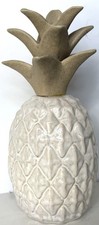 White ceramic pineapple for sale  Acworth