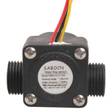 Sensor de fluxo de água G1/2 efeito controle medidor de vazão interruptor 1-30L/min para Arduino comprar usado  Enviando para Brazil