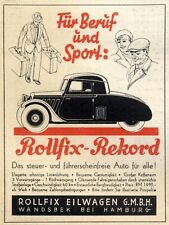 Rollfix rekord eilwagen gebraucht kaufen  Waldburg