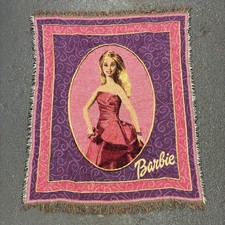 Barbie blanket throw for sale  HAVANT