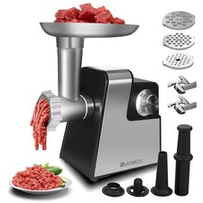Molinillo de Carne Eléctrico, 2800W Max Stuffer, Molinillo de Carne de Acero Inoxidable con 2 Bl segunda mano  Embacar hacia Mexico