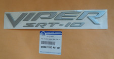2003-2005 DODGE VIPER SRT-10 EMBLEMA DECALQUE PRATA - FABRICANTE DE EQUIPAMENTO ORIGINAL NOS MOPAR 0WN81VADAB comprar usado 2003-2005 DODGE VIPER SRT-10 EMBLEMA DECALQUE PRATA - FABRICANTE DE EQUIPAMENTO ORIGINAL NOS MOPAR 0WN81VADAB comprar usado  Enviando para Brazil