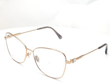 Usado, Óculos femininos Jimmy Choo JC304 000 olho de gato ouro rosa 56 mm comprar usado  Enviando para Brazil