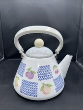 White enamel teapot for sale  Lancaster